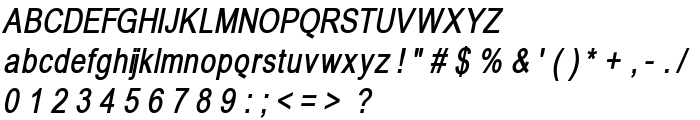 BabelSans-BoldOblique font