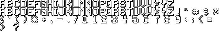 Back to 1982 font