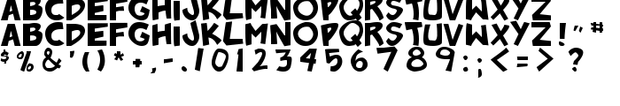 Badonk-a-donk font