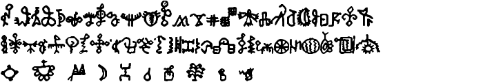 Bamum Symbols 1 font
