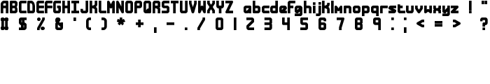 Bandwidth Bandless BRK font