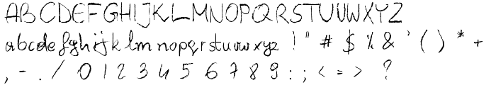 Barbarjowe Pisanie font