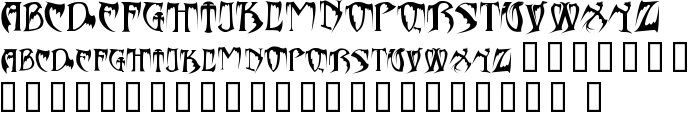 Bats&Dragons-Abaddon font