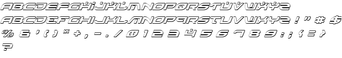 Battlefield Shadow Italic font