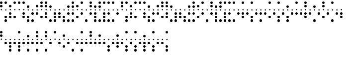 Baudot 5 font