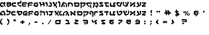 Ben-Zion Expanded font