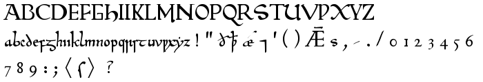 Beowulf1 font