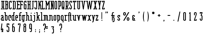 Berlin Email Serif Semibold font