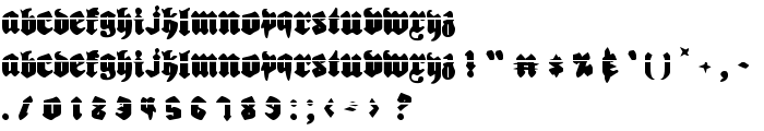 Biergärten Laser font