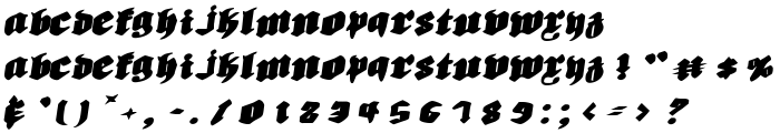 Biergärten Rotalic Expanded font