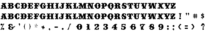 Big Top font