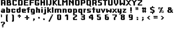 BigDots font