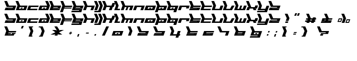 Biomechanic font