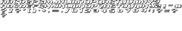 Bionic Kid Slanted 3d font