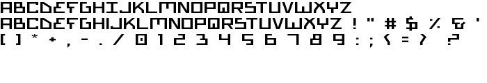 Bionic Type Expanded font