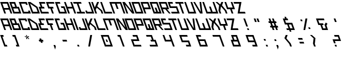 Bionic Type Slant font