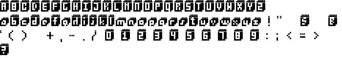 BitCube font