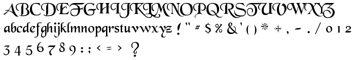 BlackChancery font