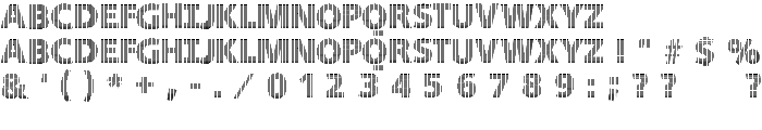 BlackWhiteGridsB font