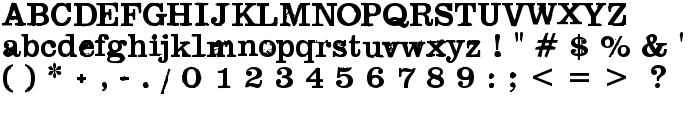 Black Widow font