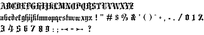 Blackletter ExtraBold font