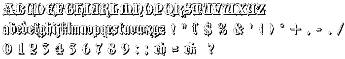 BlackwoodCastleShadow font