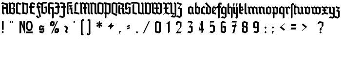 Blankenburg font