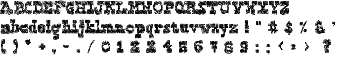 NON COMMERCIAL Blockography font