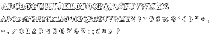 Blood Crow Shadow font