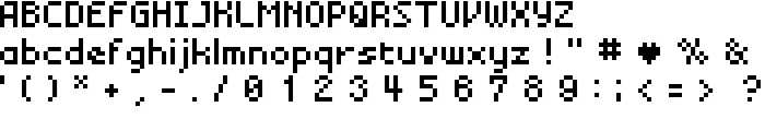 BM mini A8 font