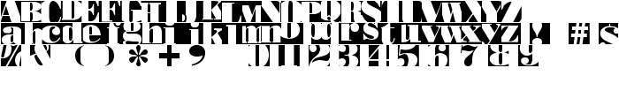 BodoblackSquares font