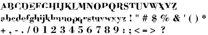 BodoniMutant font