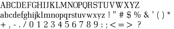 Bodonitown font