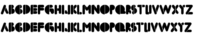 BoldFace StencilRegular font