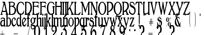 BoltonElongated font