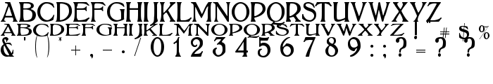 BoltonTitling font