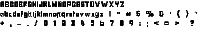 Bonk College font