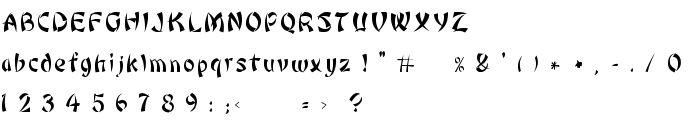 Bonzai Regular font