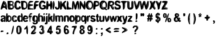 boomerang monkey deluxe. font