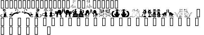 Border Cats font