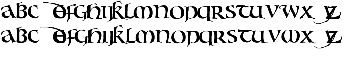 Bouwsma Uncial font