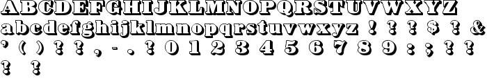 BowersShadow font