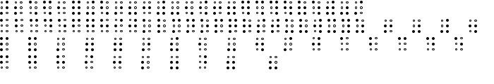 Braille AOE font