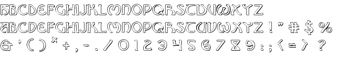 Brin Athyn Shadow font