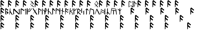 Britannian Runes font