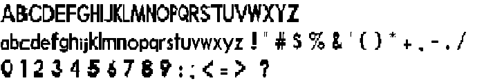 Broken Robot font