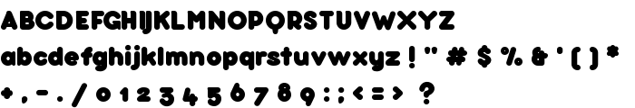 bubbleboddy Fat font