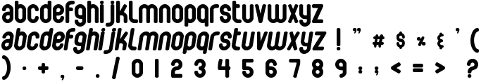 Bubbleboy font