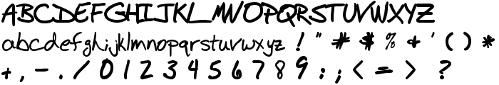 BudHand Bold font