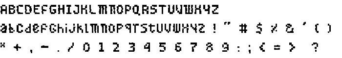 BuggedBit font